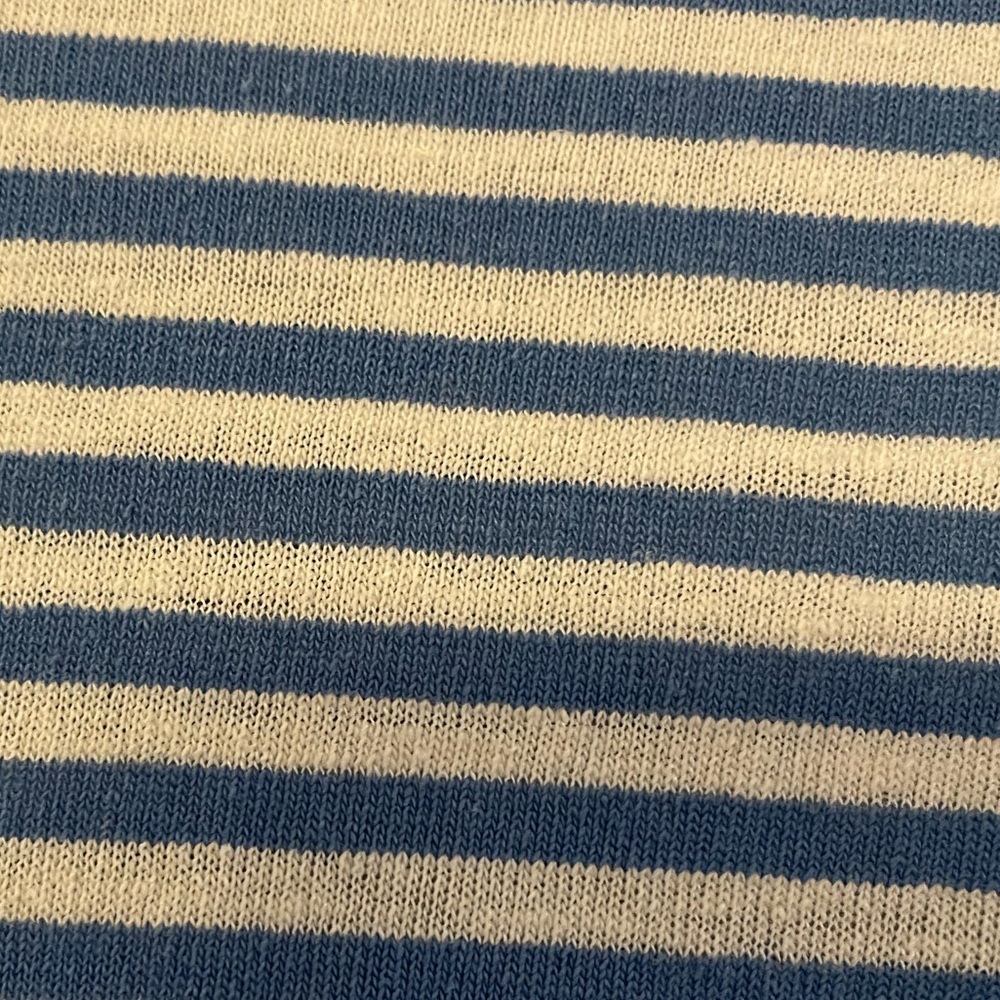 J. Jill Blue and White Striped Short-Sleeve Tunic - Picture 4 of 7